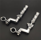 Chrome Foot Peg Clamp for Honda GoldWing VTX1300 Shadow Valkyrie (1")