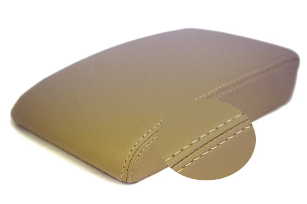 Center Console Armrest Cover for VW Tiguan (2009–2017) Beige Leather