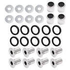 A Arm Bushing Bearing Shaft Kit for Kawasaki KFX400, Suzuki LTZ400, Z400 (2003–2009)