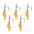 Pack of 5 Floating Dry Fly Baits for Fishing