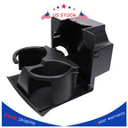 Dual Cup Holder for Nissan Titan (2008–2015) Black Center Console