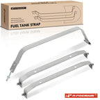 3X Steel Fuel Tank Straps for Jeep Wrangler CJ5 CJ6 CJ7 (1976–1986)
