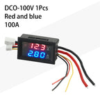 Dual LED Digital Voltmeter Ammeter for Universal Applications (48 x 29 x 21 mm)