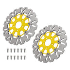 2x Front Brake Rotor Disc for Harley-Davidson Touring Trike Softail (2008–2024)
