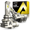 2X AUXITO 9006 LED Headlight Bulbs Low Beam 6500K 24000LM for