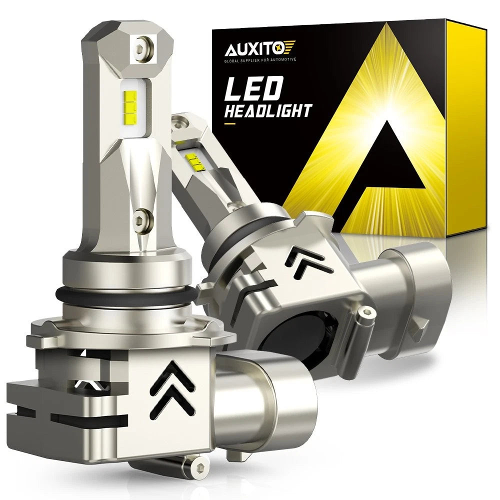 2X AUXITO 9006 LED Headlight Bulbs Low Beam 6500K 24000LM for