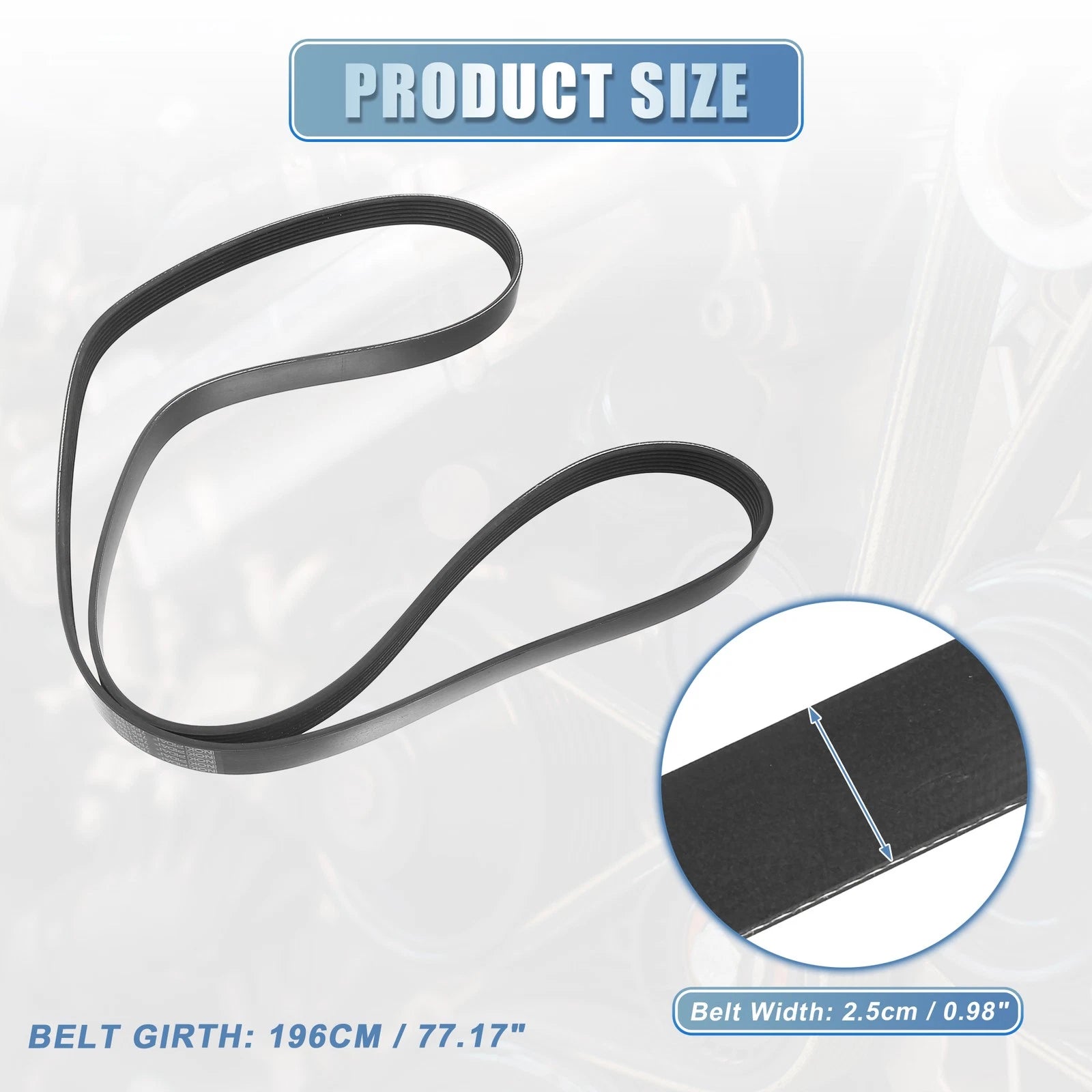 V-Ribbed Serpentine Drive Belt for Toyota Solara (2004–2006)