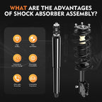 Set of 4 Quick Complete Struts & Rear Shocks for Mazda CX-7 (2007–2012)