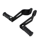 Black Rear Passenger Foot Pegs for Yamaha Bolt XVS950 XVS950R-Spec (2014–2020) T9