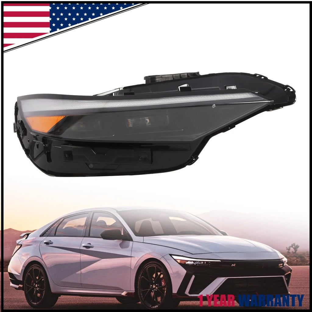 LED Headlight Assembly Right for Hyundai Elantra (2024–2025) 92101AA740