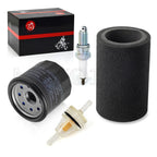 Tune up kit Spark Plug + Oil Air Filter Foam for Yamaha Kodiak 400 (2004–2006)