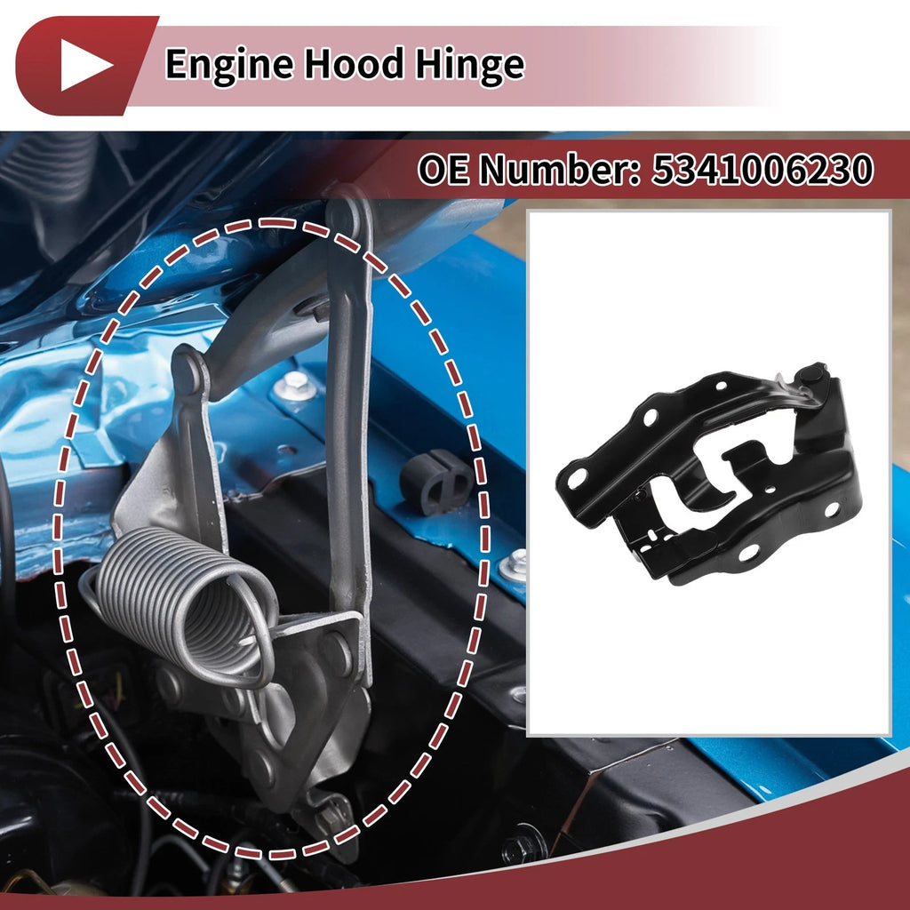 Hood Hinge for Toyota Camry (2002–2021) Right Side, 1 pcs