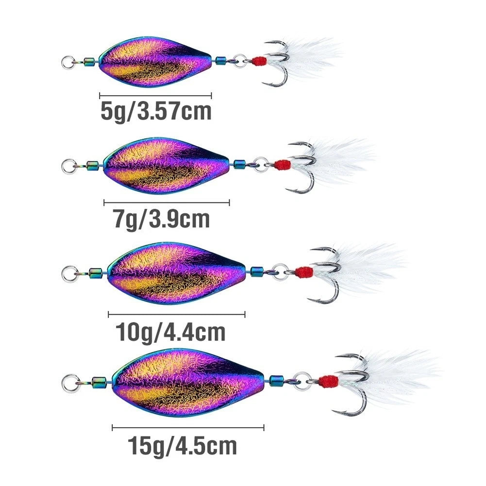 Fishing Lure Rotating Lifelike Swimming Action Hyperbolic Hollow Shape