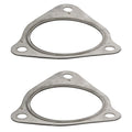2X Exhaust Pipe Flange Gasket Set for Audi A8 Quattro, Q7, S5, VW Touareg