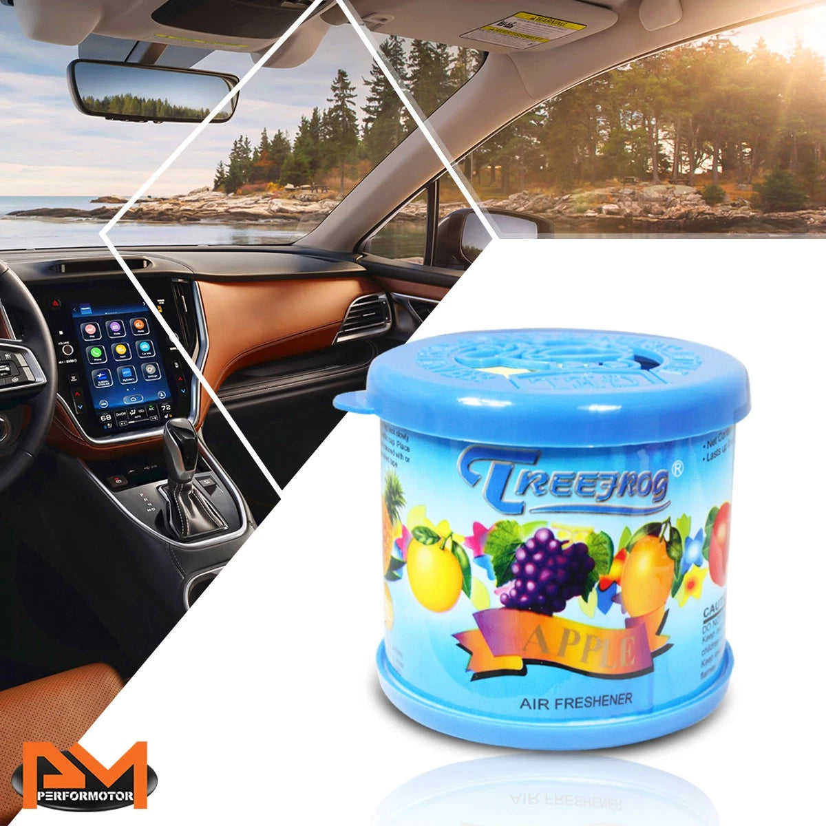 Air Freshener Gel for Car/Office - Apple Scent (80g)