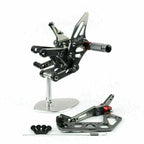 CNC Racing Rearset Footrest Pegs for Yamaha YZF R1 (2015) - Gray T9