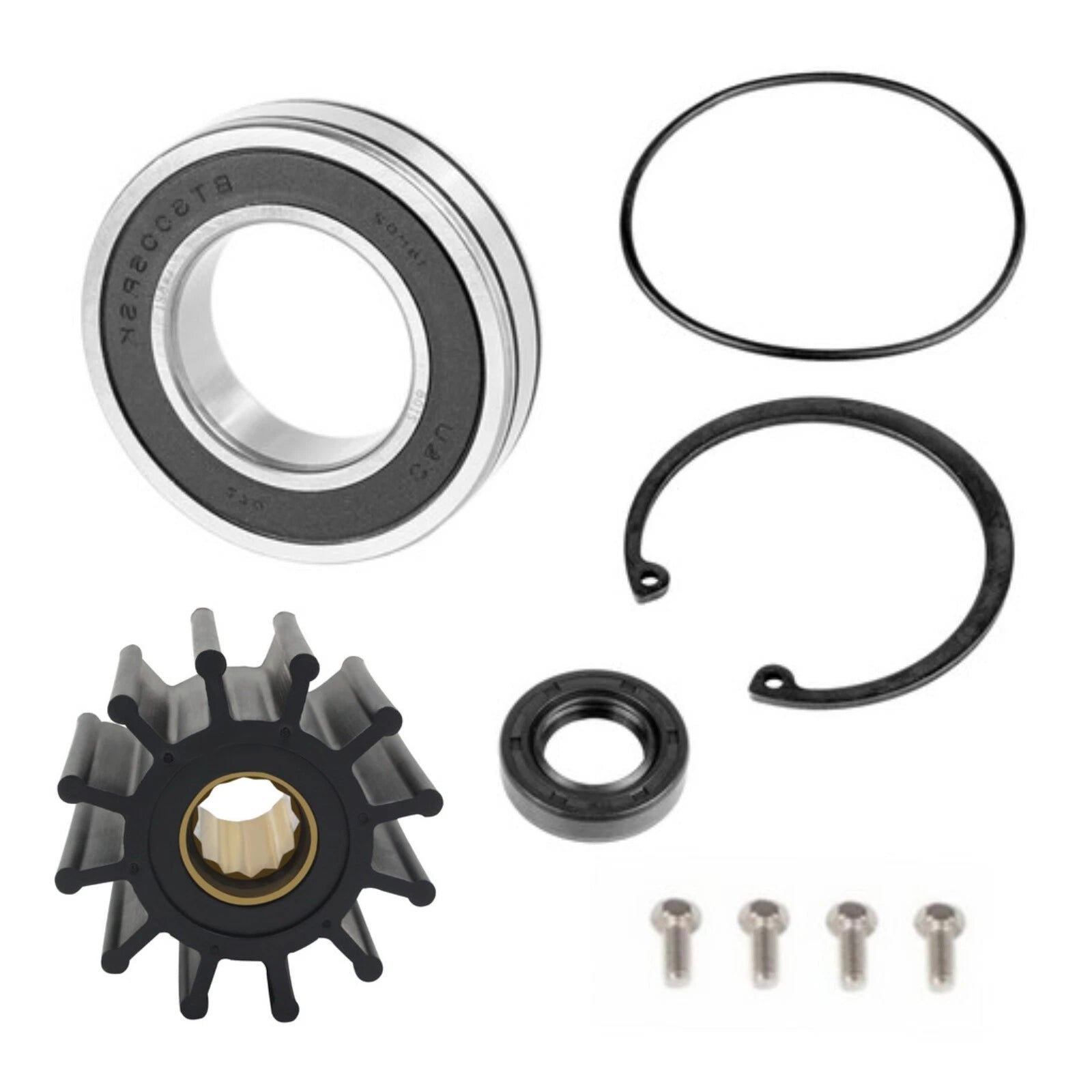 Raw Sea Water Pump Repair Kit for Volvo Penta (Stainless Steel)