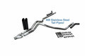 2.5" Dual Exhaust Kit for Dodge Ram 1500 (2009–2018) - Stainless, Black Tips