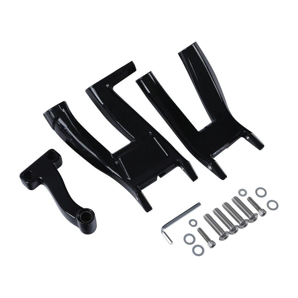 Driver Rider Footboard Mount Bracket Kit for Harley Heritage Classic (2018–2023)