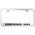 Stainless Steel License Plate Frame - Officially Licensed for Pontiac Grand Am
