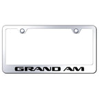 Stainless Steel License Plate Frame - Officially Licensed for Pontiac Grand Am
