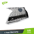 Front Upper Grille Assembly for Lexus RX350 RX450h (2020–2022) Chrome Black