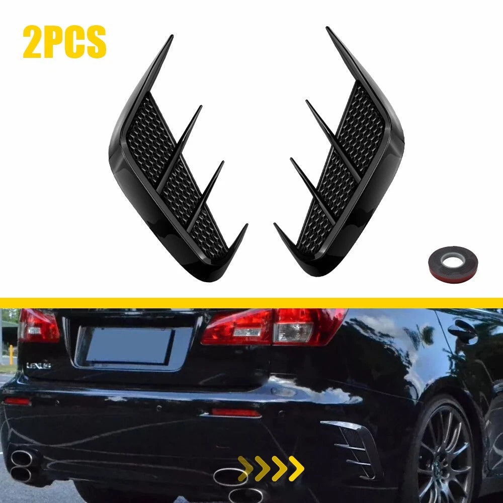 Rear Bumper Sport Side Wing Member Vent Cover Trim for