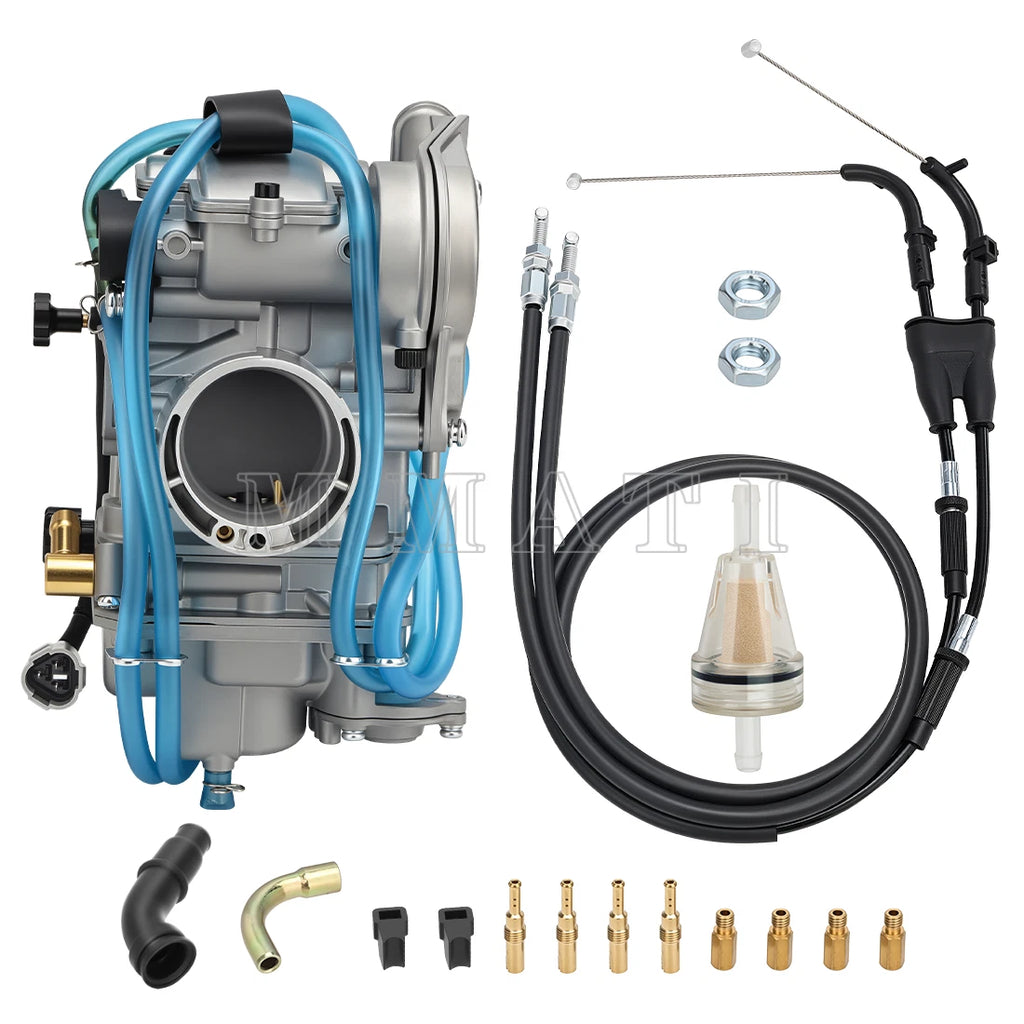 Carburetor & Throttle Cable for Kawasaki KX250F (2005) & Suzuki RMZ250 (2004–2006)