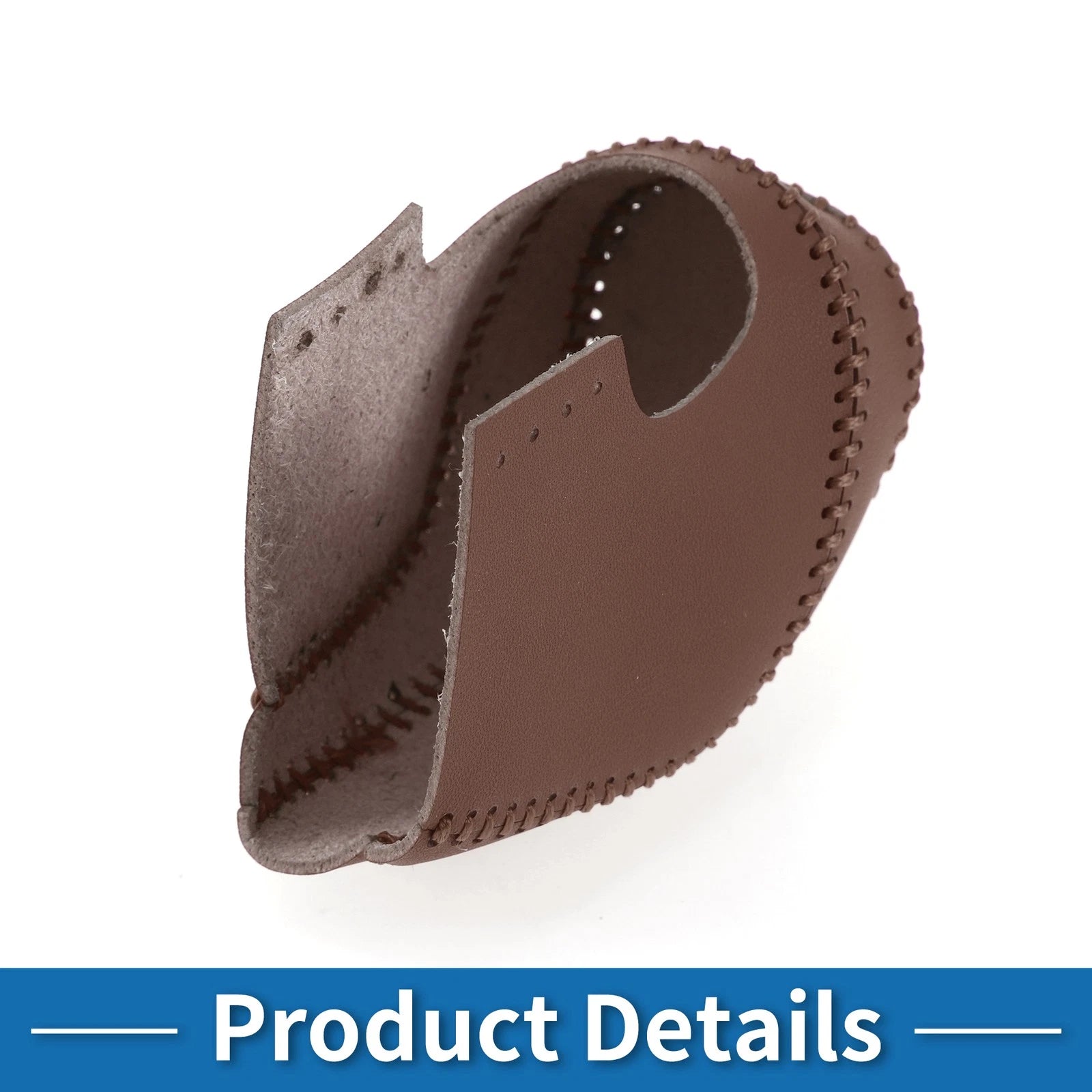1 Pc Gear Shift Knob Cover for Toyota Camry (2018–2024) Brown Faux Leather