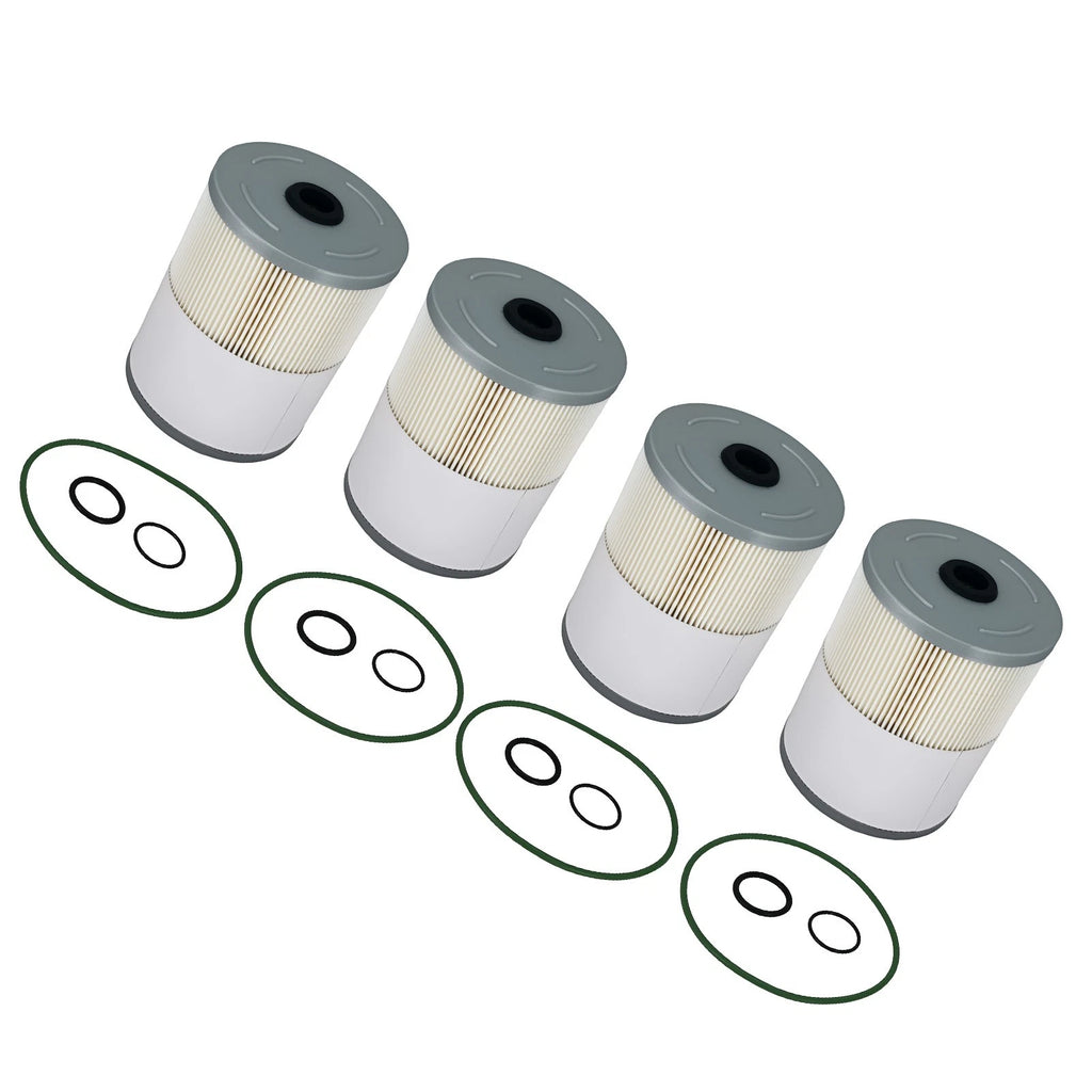 Set of 4 Fuel Filters for Detroit Diesel DD13 DD15 DD16