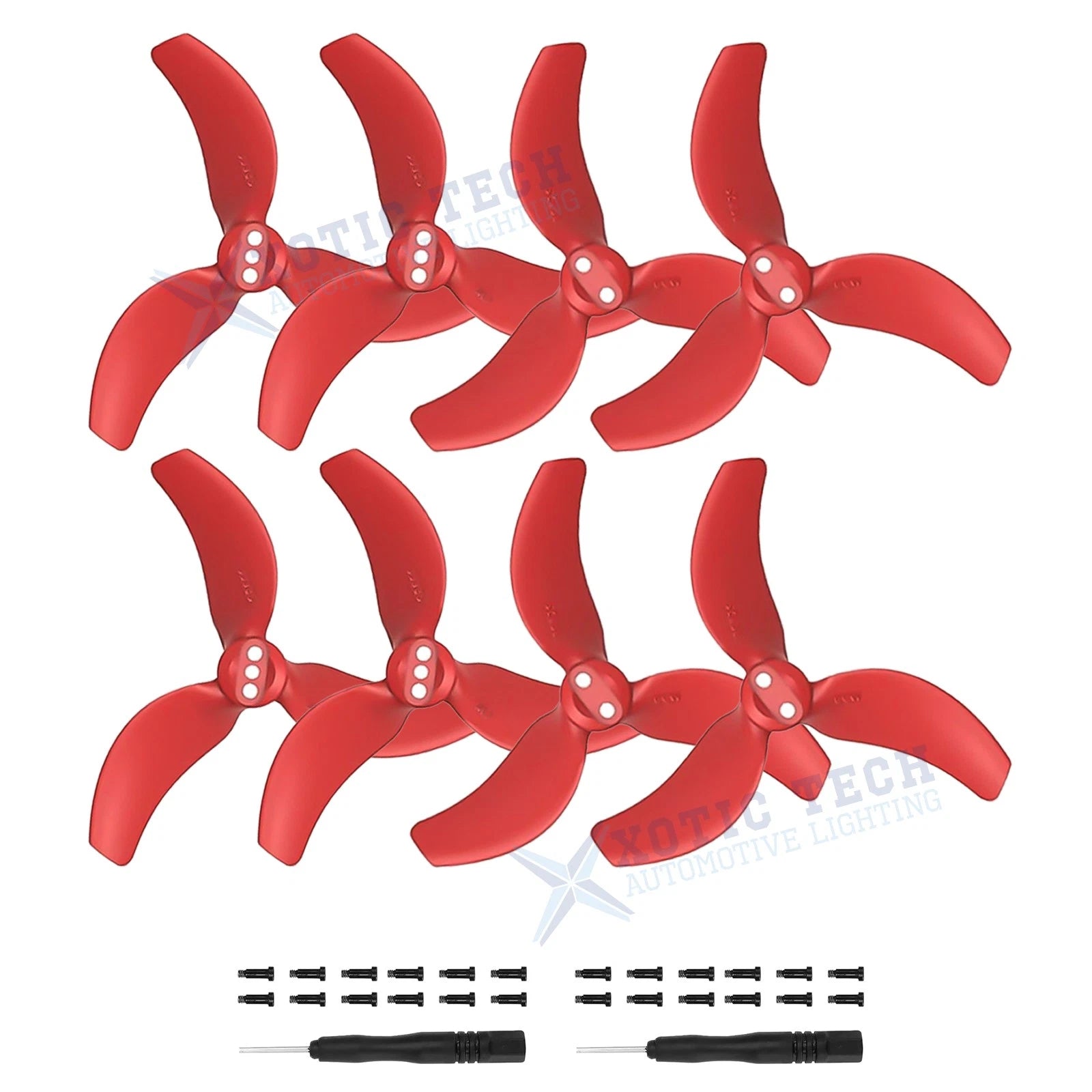 Red Propellers Replacement Props Blades for DJI Avata 2 (3032S)