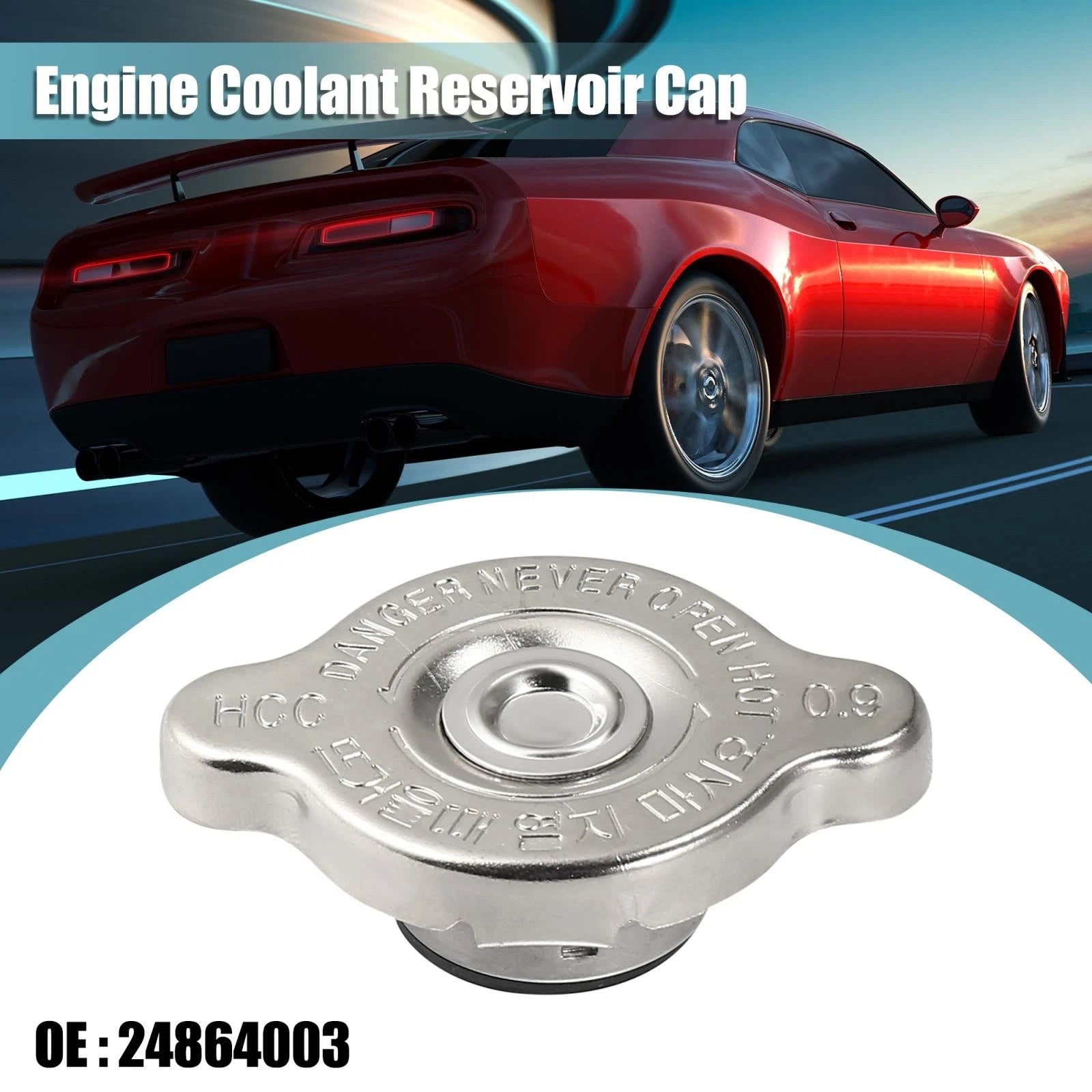 Radiator Coolant Recovery Cap for Ford (24864003)