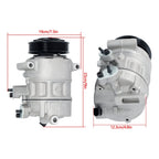 A/C Compressor for Audi A3 Q3 TT Quattro (2004-2018) & VW Eos (2009-2015)