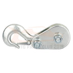 1X 2 Ton Snatch Block with Hook for Automotive Recovery