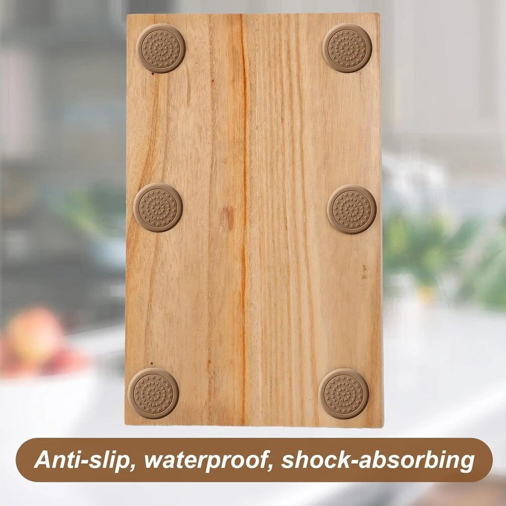 8 Pack Non Slip Silicone Stabilisers for Chopping Boards (4x4cm)