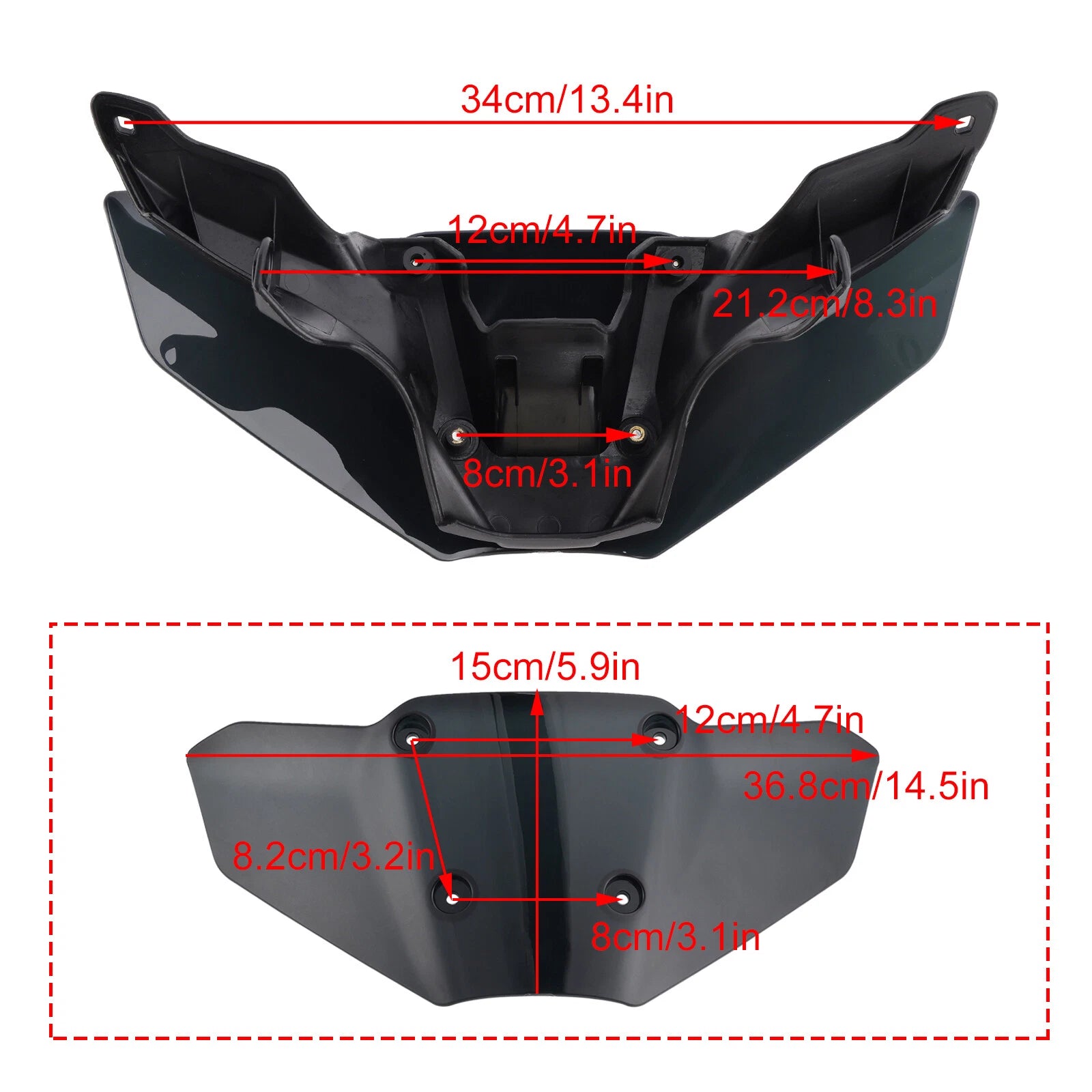 ABS Windshield for Yamaha MT-09/SP (2024–2025) AA3