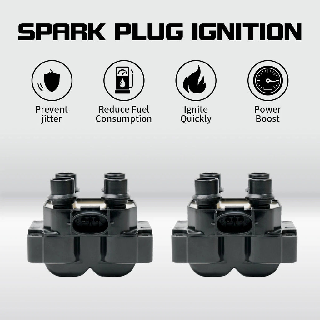2X Ignition Coil Packs for Ford Lincoln Mercury 4.6L 5.0L V8 (1996–2010) FD487