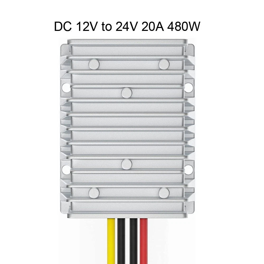 12V to 24V DC Converter 20A 480W Power Supply Module for Golf Cart