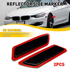 Set of 2 Bumper Reflector Side Marker Assembly for BMW 335i (2014–2015)