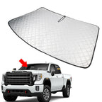 Foldable Windshield Sun Shade Visor for GMC Sierra 1500 2500 3500 (2019-2025)
