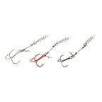Treble Hooks for Fishing Terminal Tackle (High-Carbon Steel)