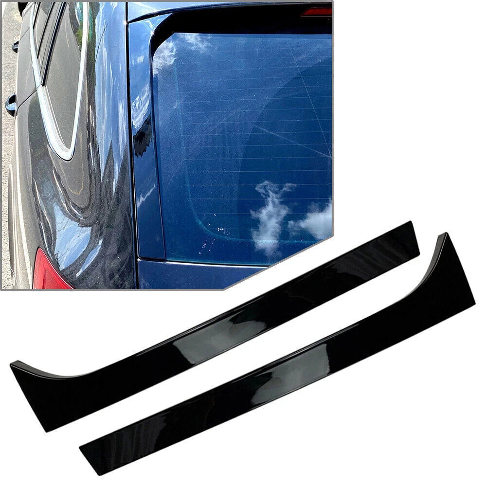 2X Rear Window Spoiler Side Wing Trim Cover for Skoda Superb (2008–2015)