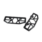 Black Rider Driver Floorboards Foot Pegs for Harley Electra Glide