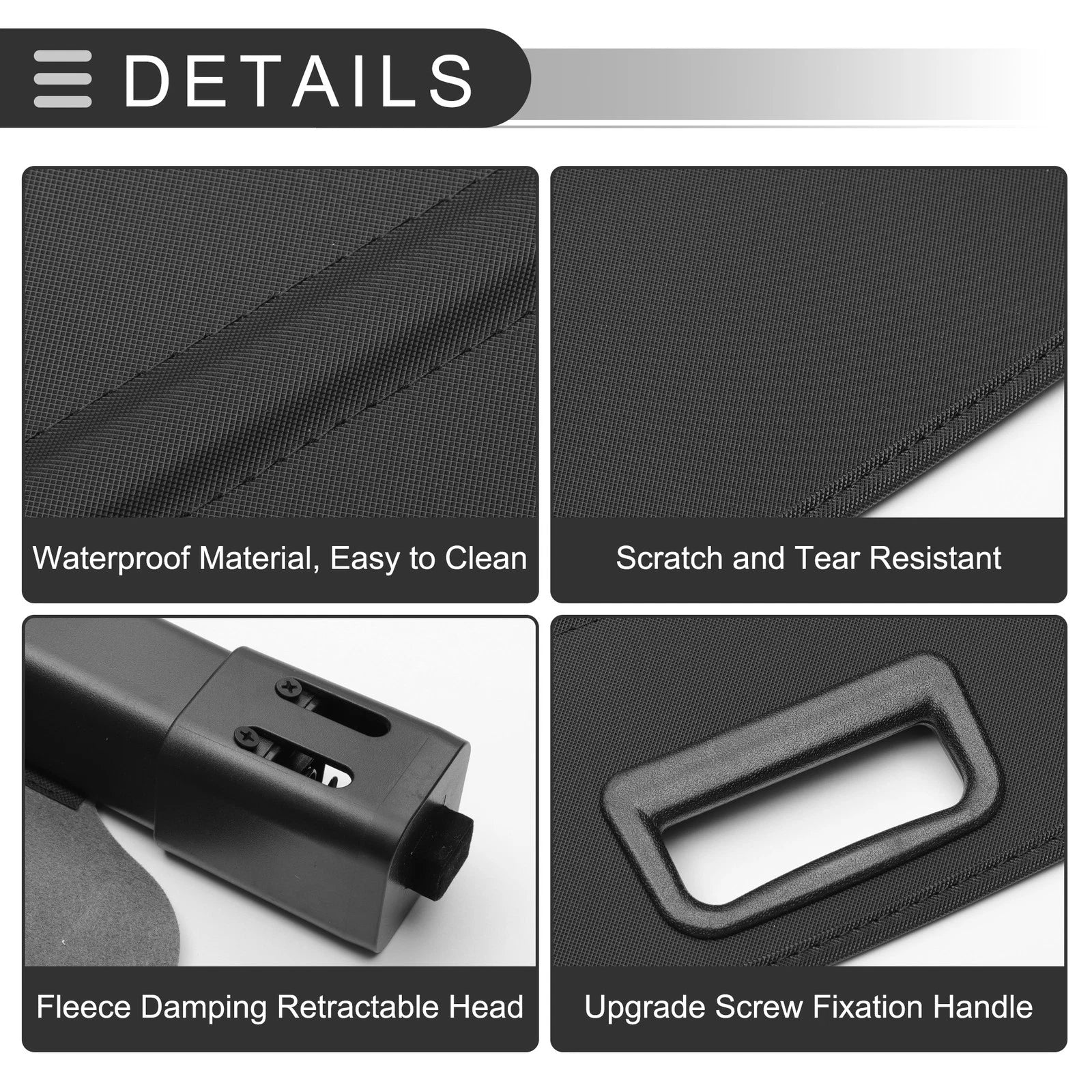 Retractable Cargo Cover for Chevrolet Equinox (2010–2017) Gloss Black