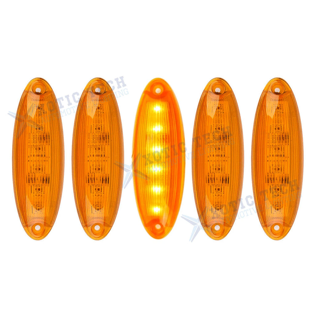 OE-Spec LED Front Raised Roof Clearance Marker Lights for Freightliner Cascadia (2018-2023)
