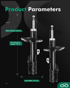Front Shocks Struts Absorbers for Toyota Sienna (2007–2010) FWD