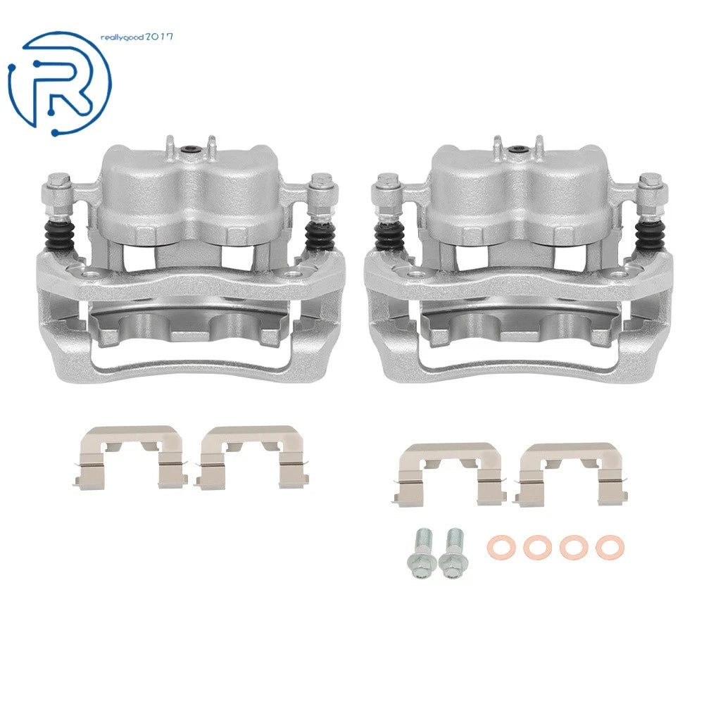 2X Brake Caliper with Bracket for Hyundai Santa Fe XL (2007–2016)