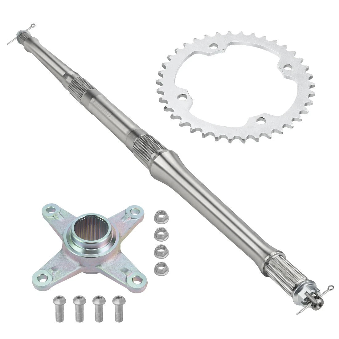 Rear Axle Shaft & Sprocket Hub Collar Kit for Yamaha Raptor 350 (2004–2013)
