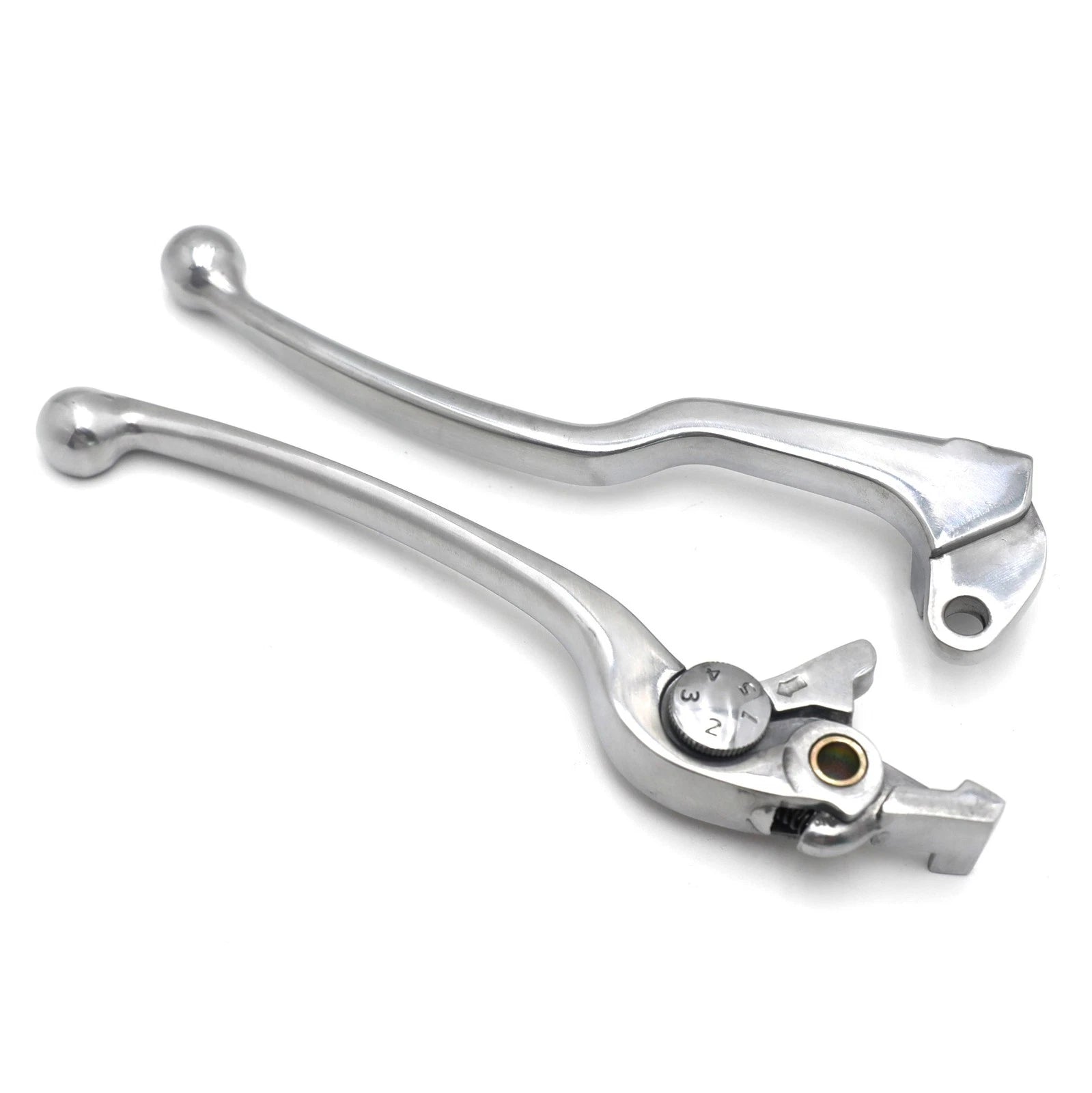 Silver Brake Clutch Levers for Suzuki GSXR600 GSXR750 GSXR1000 TL1000S GSR SFV (2000–2023)