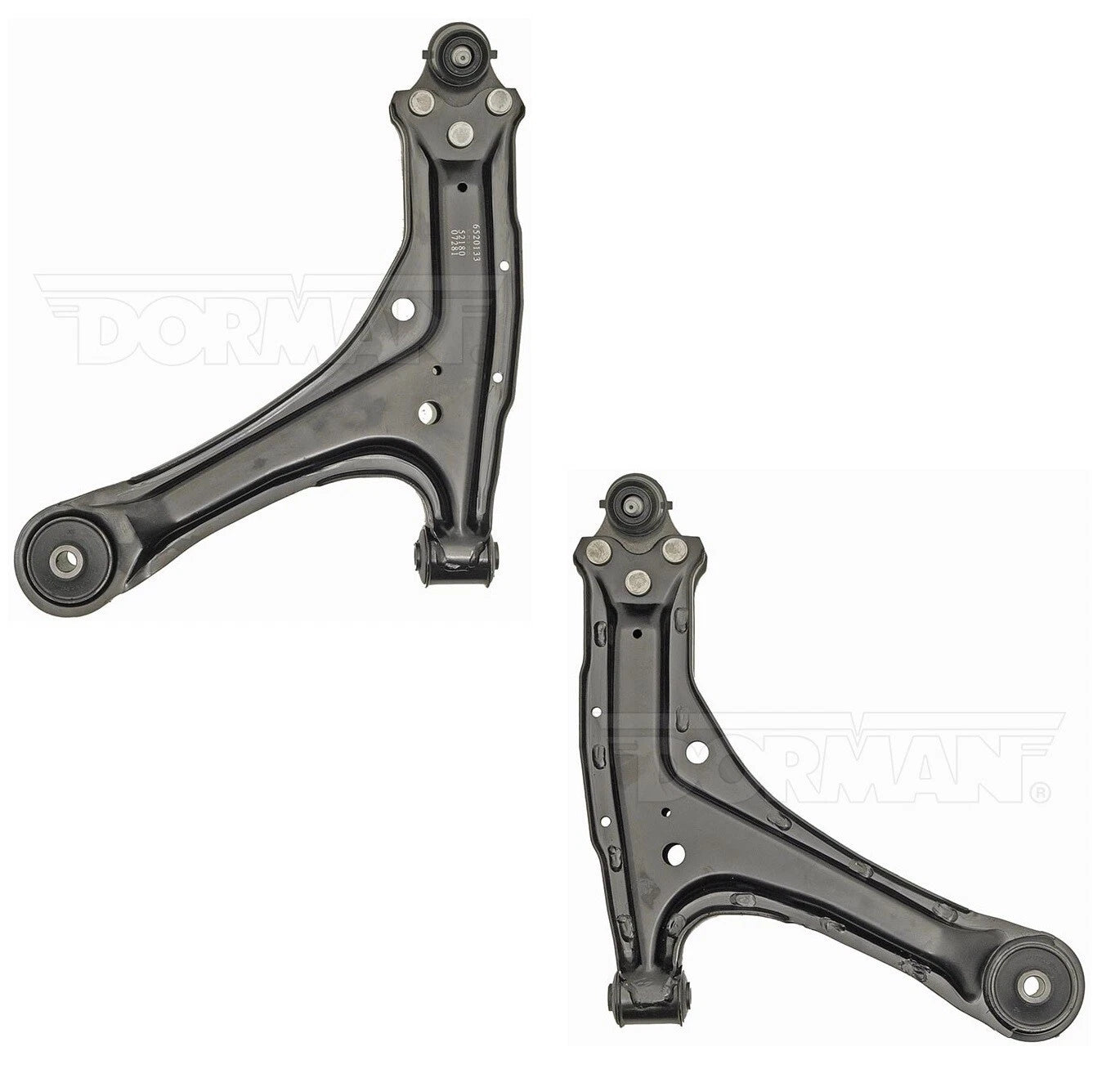 Set of 2 Front Lower Control Arm & Ball Joints for Chevy Oldsmobile